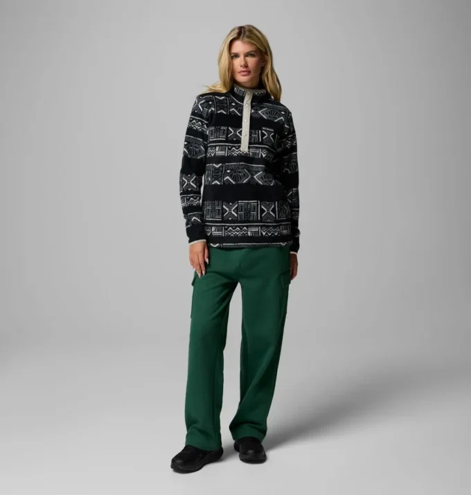 Women Benton Springs™ Printed Half Snap Fleece Pullover