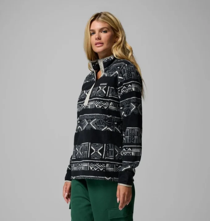 Women Benton Springs™ Printed Half Snap Fleece Pullover