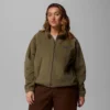 Women Benton Springs™ Relaxed Full Zip Fleece Jacket – Plus Size