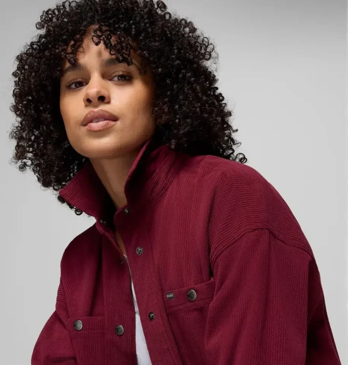 Women Blue Point Creek™ Corduroy Shirt Jacket