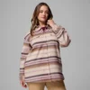 Women Blue Point Creek™ Shirt Jacket – Plus Size