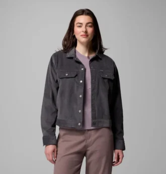 Women Blue Point Creek™ Short Corduroy Shirt Jacket