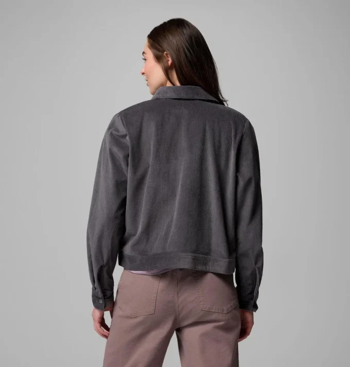 Women Blue Point Creek™ Short Corduroy Shirt Jacket