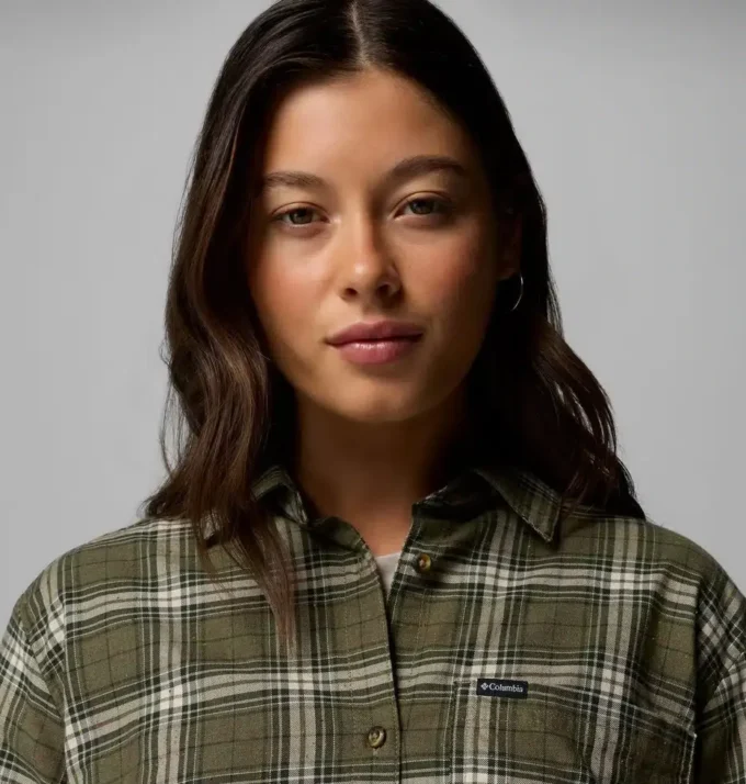 Women Blue Point Creek™ Woven Long Sleeve Shirt
