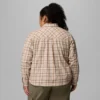 Women Blue Point Creek™ Woven Long Sleeve Shirt – Plus Size