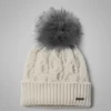 Women Boundless Days™ Cable Knit Pom Beanie