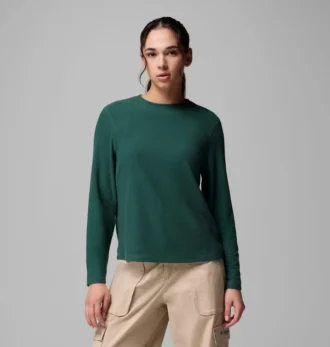 Women Brea Falls™ Grid Crew Long Sleeve Shirt Women Brea Falls™ Grid Crew Long Sleeve Shirt