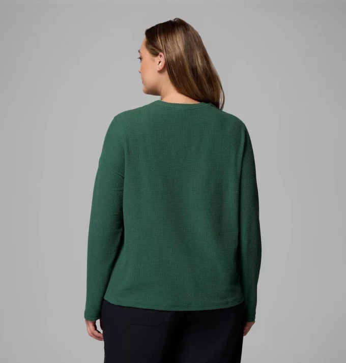 Women Brea Falls™ Grid Crew Long Sleeve Shirt – Plus Size Women Brea Falls™ Grid Crew Long Sleeve Shirt – Plus Size