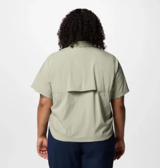 Women Brea Falls™ Woven Short Sleeve Shirt – Plus Size
