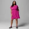 Women Chill River™ Short Sleeve Dress – Plus Size Women Chill River™ Short Sleeve Dress – Plus Size
