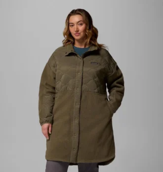 Women Cloud Point™ Long Fleece Jacket – Plus Size
