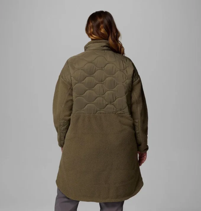 Women Cloud Point™ Long Fleece Jacket – Plus Size