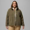 Women Cloud Point™ Snap Fleece Jacket – Plus Size