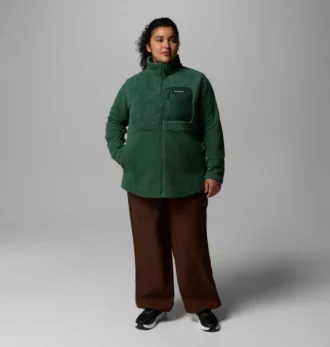 Women Columbia Lodge™ Sherpa Full Zip Fleece Jacket – Plus Size