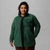 Women Columbia Lodge™ Sherpa Full Zip Fleece Jacket – Plus Size