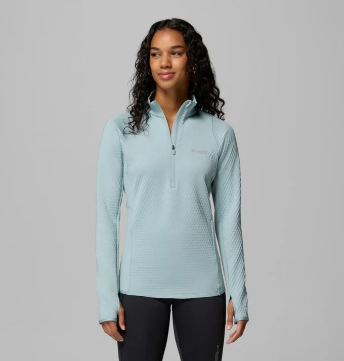 Women Crystal Leaf™ Omni-Heat™ Helix Half Zip Pullover Women Crystal Leaf™ Omni-Heat™ Helix Half Zip Pullover