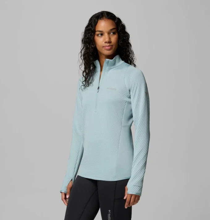 Women Crystal Leaf™ Omni-Heat™ Helix Half Zip Pullover Women Crystal Leaf™ Omni-Heat™ Helix Half Zip Pullover