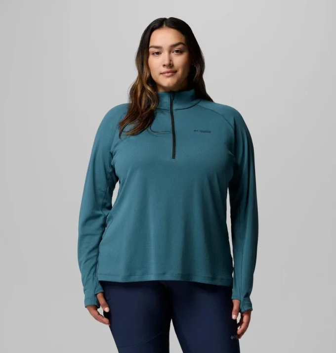 Women DriVenture™ Half Zip Shirt – Plus Size Women DriVenture™ Half Zip Shirt – Plus Size