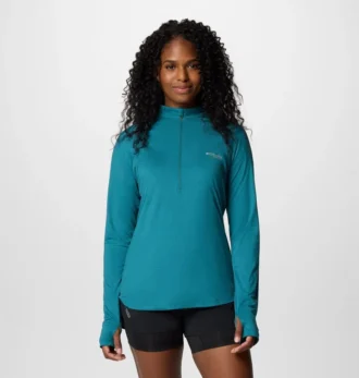 Women Endless Trail™ Half Zip Mesh Long Sleeve Shirt