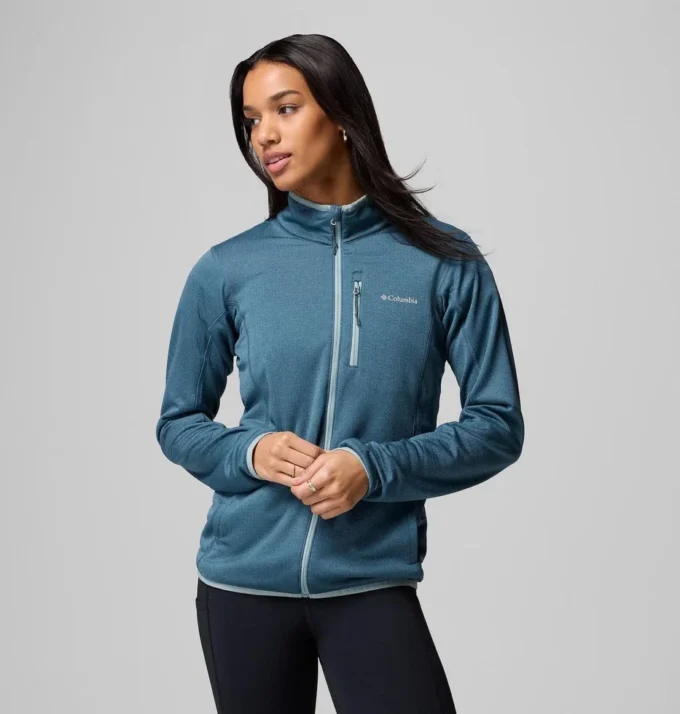 Women Essential Hike™ Grid Fleece Full Zip Jacket