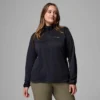 Women Essential Hike™ Grid Fleece Half Zip Jacket – Plus Size Women Essential Hike™ Grid Fleece Half Zip Jacket – Plus Size