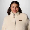 Women Fire Side™ Long Full Zip Fleece Jacket – Plus Size