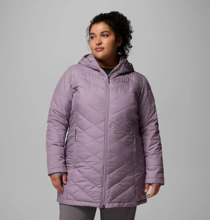 Women Heavenly™ Long Hooded Jacket – Plus Size Women Heavenly™ Long Hooded Jacket – Plus Size