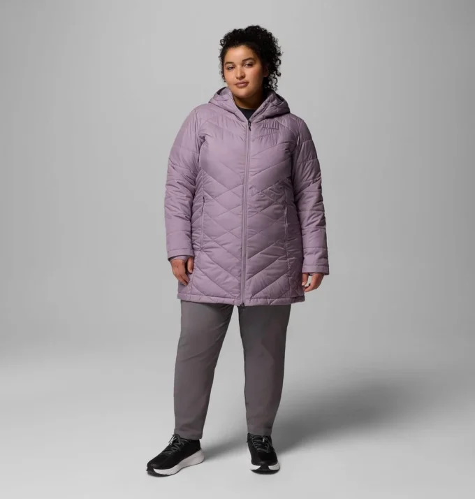 Women Heavenly™ Long Hooded Jacket – Plus Size Women Heavenly™ Long Hooded Jacket – Plus Size