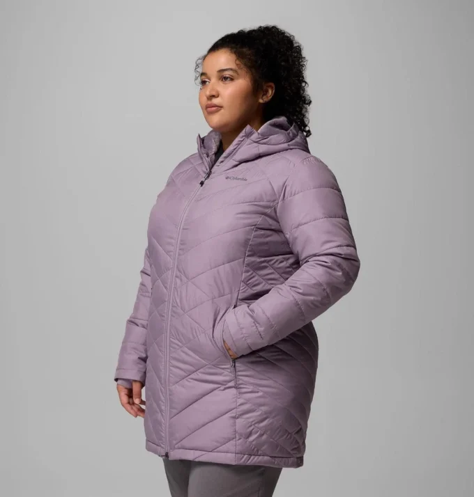Women Heavenly™ Long Hooded Jacket – Plus Size Women Heavenly™ Long Hooded Jacket – Plus Size
