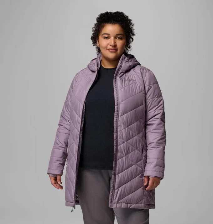 Women Heavenly™ Long Hooded Jacket – Plus Size Women Heavenly™ Long Hooded Jacket – Plus Size