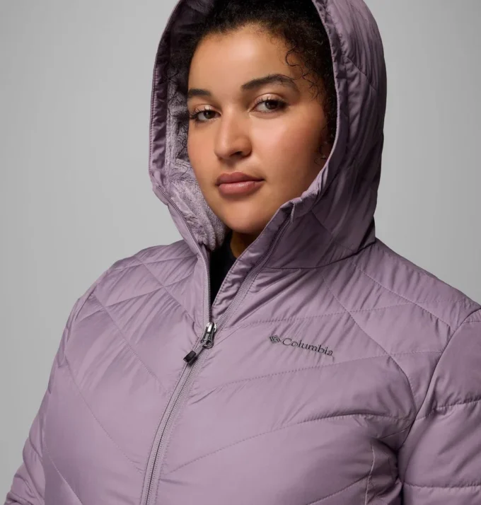 Women Heavenly™ Long Hooded Jacket – Plus Size Women Heavenly™ Long Hooded Jacket – Plus Size