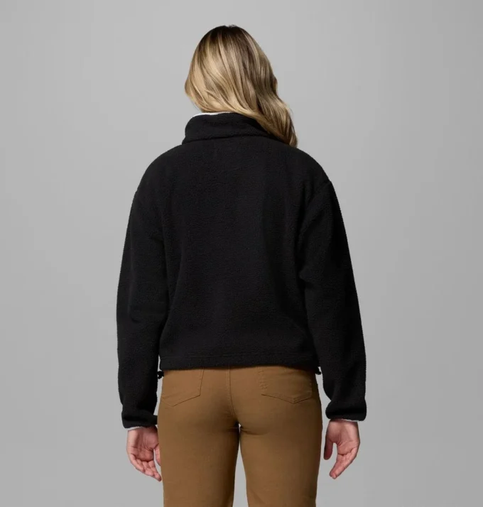 Women Helvetia™ II Cropped Half Snap Fleece Pullover