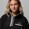 Women Helvetia™ II Cropped Half Snap Fleece Pullover