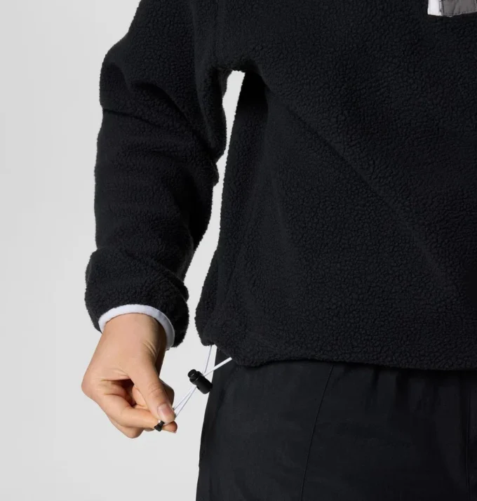 Women Helvetia™ II Cropped Half Snap Fleece Pullover