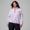 Women Helvetia™ II Cropped Half Snap Fleece Pullover – Plus Size