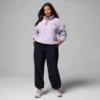 Women Helvetia™ II Cropped Half Snap Fleece Pullover – Plus Size