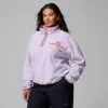 Women Helvetia™ II Cropped Half Snap Fleece Pullover – Plus Size