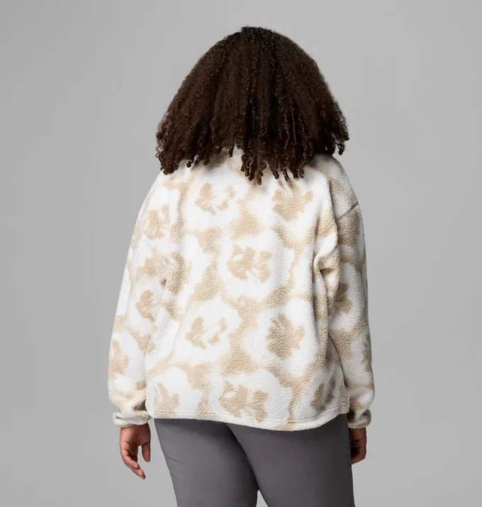 Women Helvetia™ II Printed Cropped Half Snap Fleece Pullover Women Helvetia™ II Printed Cropped Half Snap Fleece Pullover