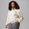 Women Helvetia™ II Printed Cropped Half Snap Fleece Pullover Women Helvetia™ II Printed Cropped Half Snap Fleece Pullover