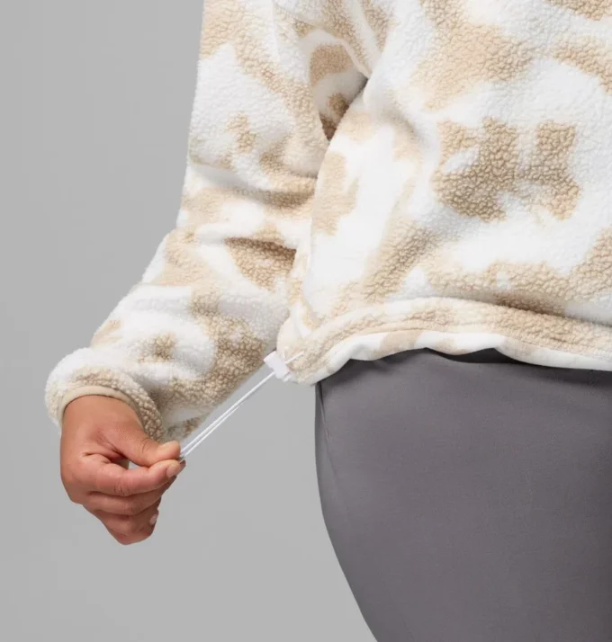 Women Helvetia™ II Printed Cropped Half Snap Fleece Pullover Women Helvetia™ II Printed Cropped Half Snap Fleece Pullover
