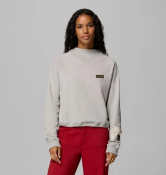 Women High Cascades™ Crop French Terry Long Sleeve Shirt