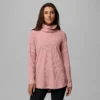 Women Holly Hideaway™ Waffle Cowl Neck Pullover
