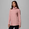 Women Holly Hideaway™ Waffle Cowl Neck Pullover