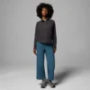 Women Holly Hideaway™ Waffle Half Snap Shirt