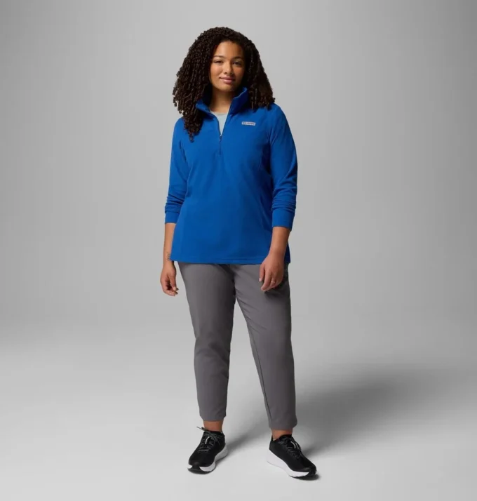 Women Lake Aloha™ Half Zip Fleece Pullover – Plus Size