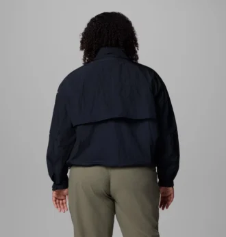 Women Paracutie™ Cropped Cargo Windbreaker – Plus Size