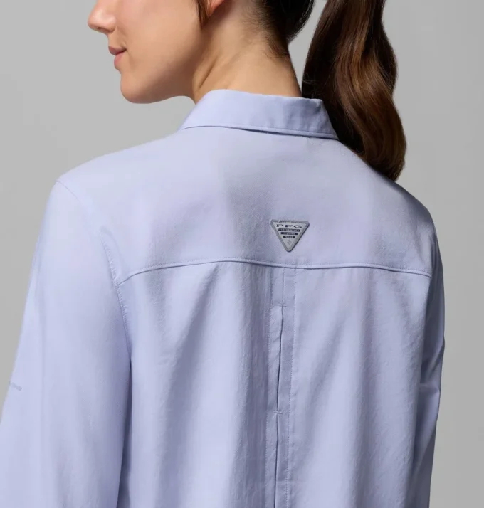 Women PFG Castback™ Woven Long Sleeve Shirt Women PFG Castback™ Woven Long Sleeve Shirt