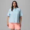 Women PFG Castback™ Woven Short Sleeve – Plus Size Women PFG Castback™ Woven Short Sleeve – Plus Size