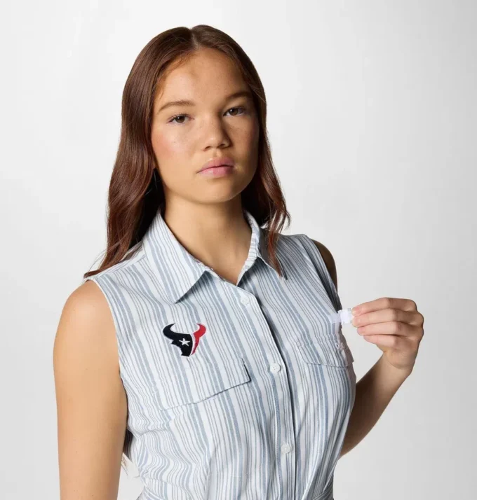 Women PFG Sun Drifter™ Woven Dress II – Houston Texans Women PFG Sun Drifter™ Woven Dress II – Houston Texans