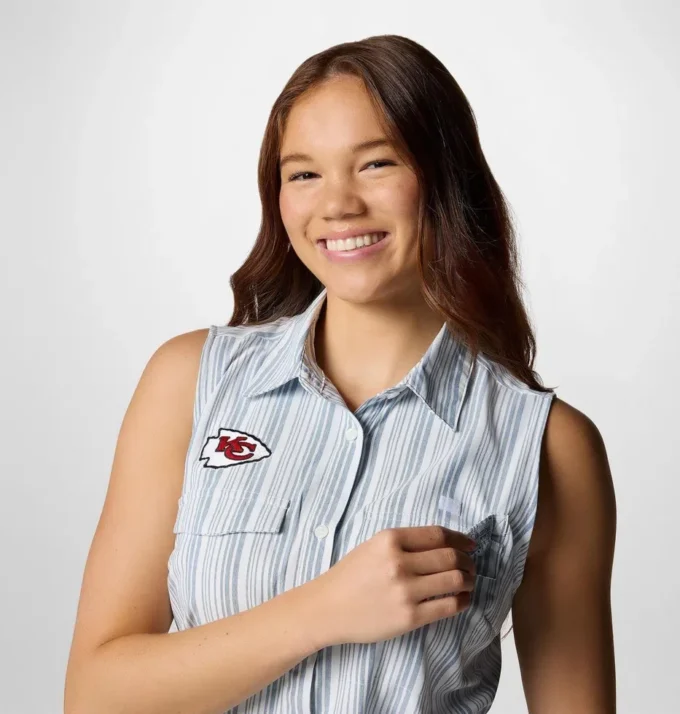 Women PFG Sun Drifter™ Woven Dress II – Kansas City Chiefs